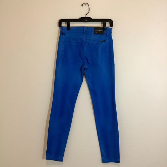 Joe’s blue coated high water jeans size 25 NWT minor wear - Picture 2 of 7